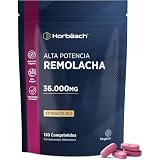 Remolacha Suplemento 36.000mg - Potenciador de Óxido Nítrico | 12.000mg por comprimido - Beetroot Extract Supplement - 120 Comprimidos Veganos - Horbaach