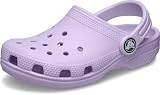 Crocs Classic Zueco, Lavanda, Niños, EU 37-38 | Zueco Croslite ligero; orificios de ventilación; correa de talón giratoria; fácil de limpiar; comodidad Crocs icónica