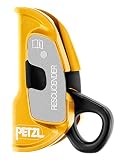 Petzl Rescuecender, Abrazadera De Cuerda Abierta Con Levas Roce Unisex, Amarillo (Yellow), Talla Única