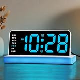 Plumeet Despertador para El Dormitorio, Reloj Digital con Puerto de Carga