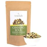 Té de hierbas a granel 100g, Mezcla de té de hierbas afrutado con ginseng jengibre hierba de limón remolacha raíz de regaliz, TeaClub Ginseng Soul té de hierbas