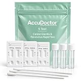 Pack 5 AccuDoctor Test Giardia y Parvovirus para Perros 2 en 1, 5 Tests Rápidos, Detección de CPV Parvovirus y Giardia, Kit con 5 Cassettes - Cachorros y adultos - Resultados en 5 Minutos - 5 Pruebas