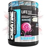 Creatina Monohidratada Creapure Life Pro – Creatina Micronizada Pura, Hasta 83 Tomas – Sin Gluten, Para Fuerza, Energía y Recuperación Muscular – Calidad Alemana (250g, Lollipop)