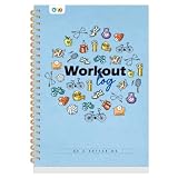 Cuaderno de registro de entrenamiento, 90 hojas (180 páginas)