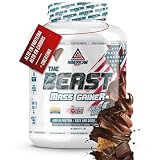 AS American Suplement | Mass Gainer | Alto en Carbohidratos y Proteínas | Ayuda a Subir de Peso | Aumenta la Masa Muscular | Contiene Creatina Monohidrato (2 kg (Paquete de 1), Chocolate)