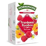 Hornimans Infusión de Frambuesa Rooibos 100% Natural | 20 bolsitas | Sin Teína