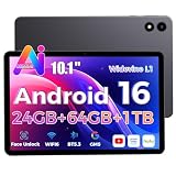 Tablet 10 Pulgadas Android 16, 64GB ROM+24GB RAM, 6000mAh