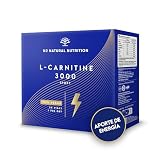 L CARNITINA Natural 3000 mg, Quemagrasas Potente Para Adelgazar, 20 días, L-Carnitina Pre Workout Gym, Mejora Energía, Resistencia y Rendimiento. Fácil Apertura. Vegano, N2 Natural Nutrition