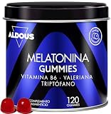 Melatonina Gominolas 4 Meses-Con Triptofano, Valeriana, B6 -Sabor Arandanos