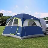 UNP Tienda de campaña SUV para 6 Personas, fácil instalación (300 x 270 x 200 cm) (Azul Oscuro)