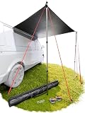 Avancé para Autocaravana, Juego, Negro | Avancé para autocaravana, protege del sol y de las miradas, juego, color negro
