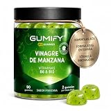 Gominolas de Vinagre de Manzana, B6 y B12, 90 Gummies (45 Días) - GUMIFY