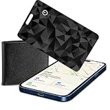 Air Tracker Card Tag, Recargable Tarjeta de rastreador Cartera | Tarjeta Localizador Cartera Compatible con App Buscar Apple (Sólo iOS), Buscador para Cartera, Maletas, Pasaporte