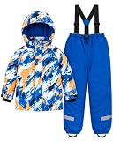 Gogokids Traje de nieve para niños pequeños, pantalones de esquí, traje de