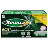 Berocca Boost con Cafeína y Guaraná, 30 Comprimidos Efervescentes