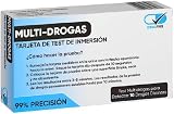 PACK 10 UNIDADES: Kit de Prueba Rápido detecta 10 tipos de drogas, Multidrogas, Test de Detección en Orina para Adultos - Incluye Tarjeta de Inmersión e Instrucciones
