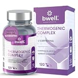 L-Carnitina Quemagrasas Potente Formula Avanzada y Extractos Vegetales 120 Capsulas Favorece Control apetito y Metabolismo Activo Thermogenic Complex con Sinetrol Xpur Termogenico | Bwell Supplements