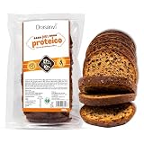 DRASANVI Pan Proteico Bajo en Carbohidratos|27% de proteínas y alto Contenido en fibra | ideal para dieta low carb y keto | Bajo en Azúcares y Calorías | Con Semillas de girasol y linaza | 365 gr