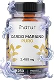 Cardo Mariano 2.400mg - 250 Comprimidos - 80% Silimarina de Extracto 40:1 | Detox Hepático Natural - +8 Meses de Suministro - Apto para Veganos - Sin OGM y Sin Gluten